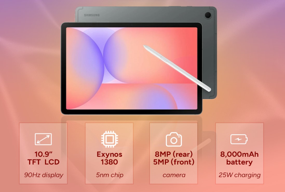 các thông số chính của galaxy tab s10 lite mới ra mắt